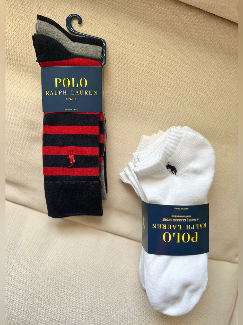 Men’s POLO Ralph Lauren Socks – 9 pairs NEW